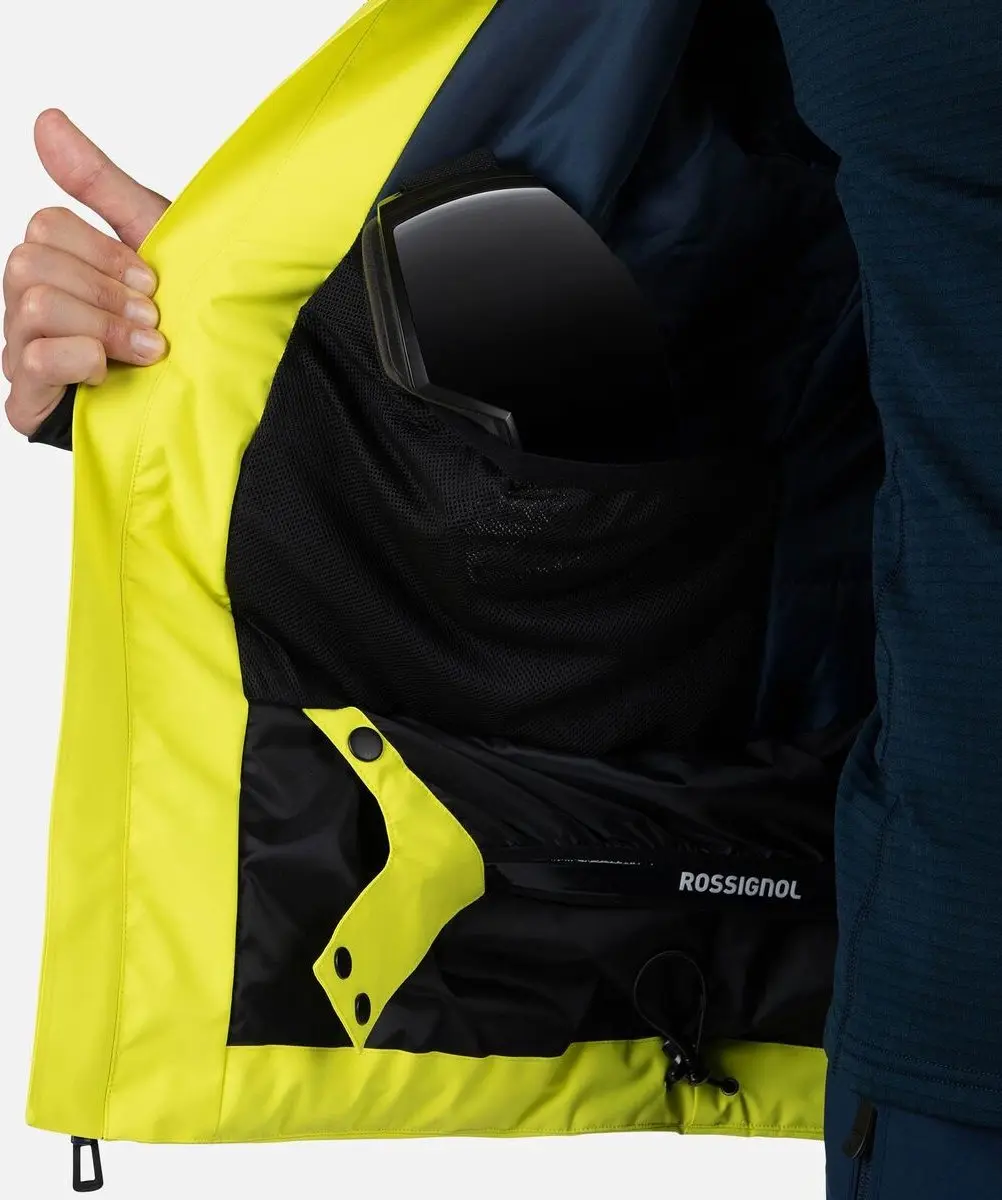 Rossignol Strawpile Heren Skijack - Groen/Geel - afbeelding 4 van 6