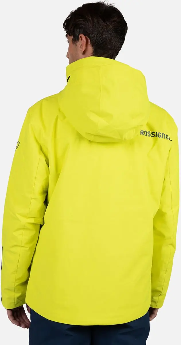 Rossignol Strawpile Heren Skijack - Groen/Geel - afbeelding 2 van 6