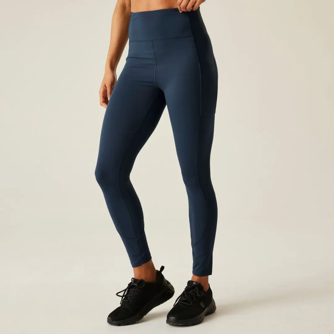 Legging Hiking Dames Hoge Taille Fitted Design