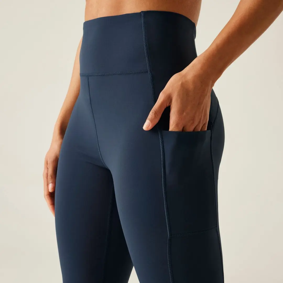 Legging Hiking Dames Hoge Taille Fitted Design - afbeelding 6 van 6