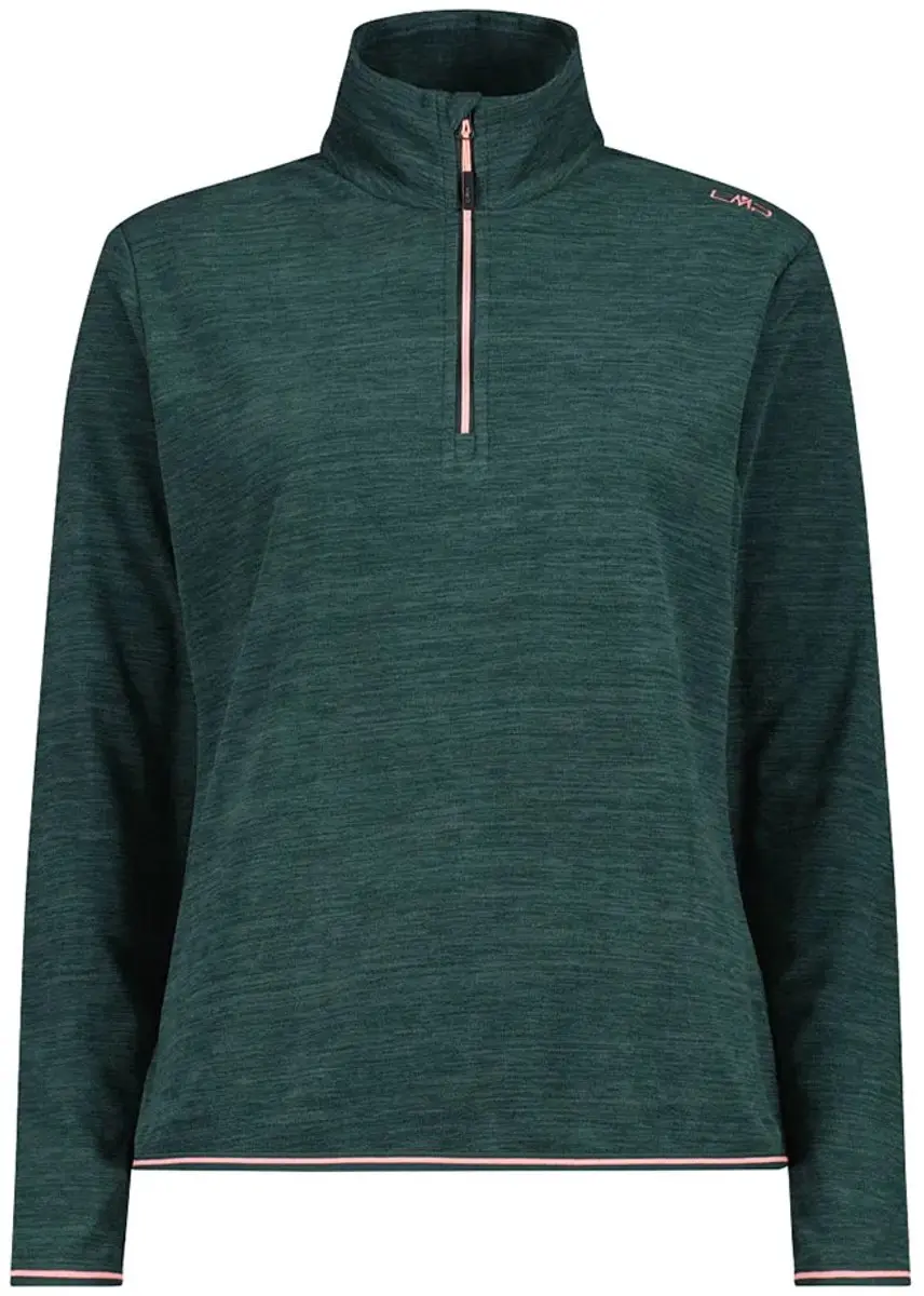 Cmp 34g4786 Sweatshirt Met Halve Rits Groen M Vrouw