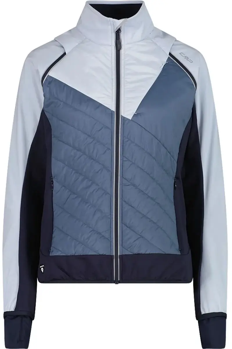 Cmp 30a2276 Afneembare Jas Blauw,Grijs 2XS Vrouw
