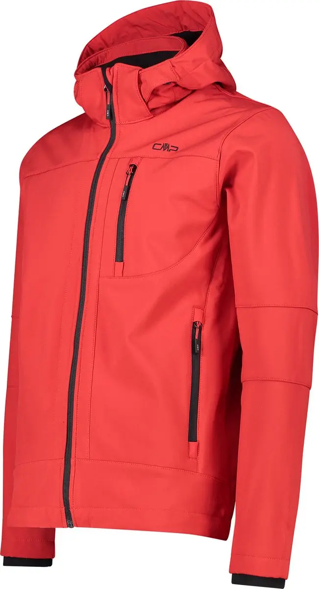 CMP Zip Hoodie Softshell - Ferrari-nero - Maat Herren_EU 58 - afbeelding 5 van 6