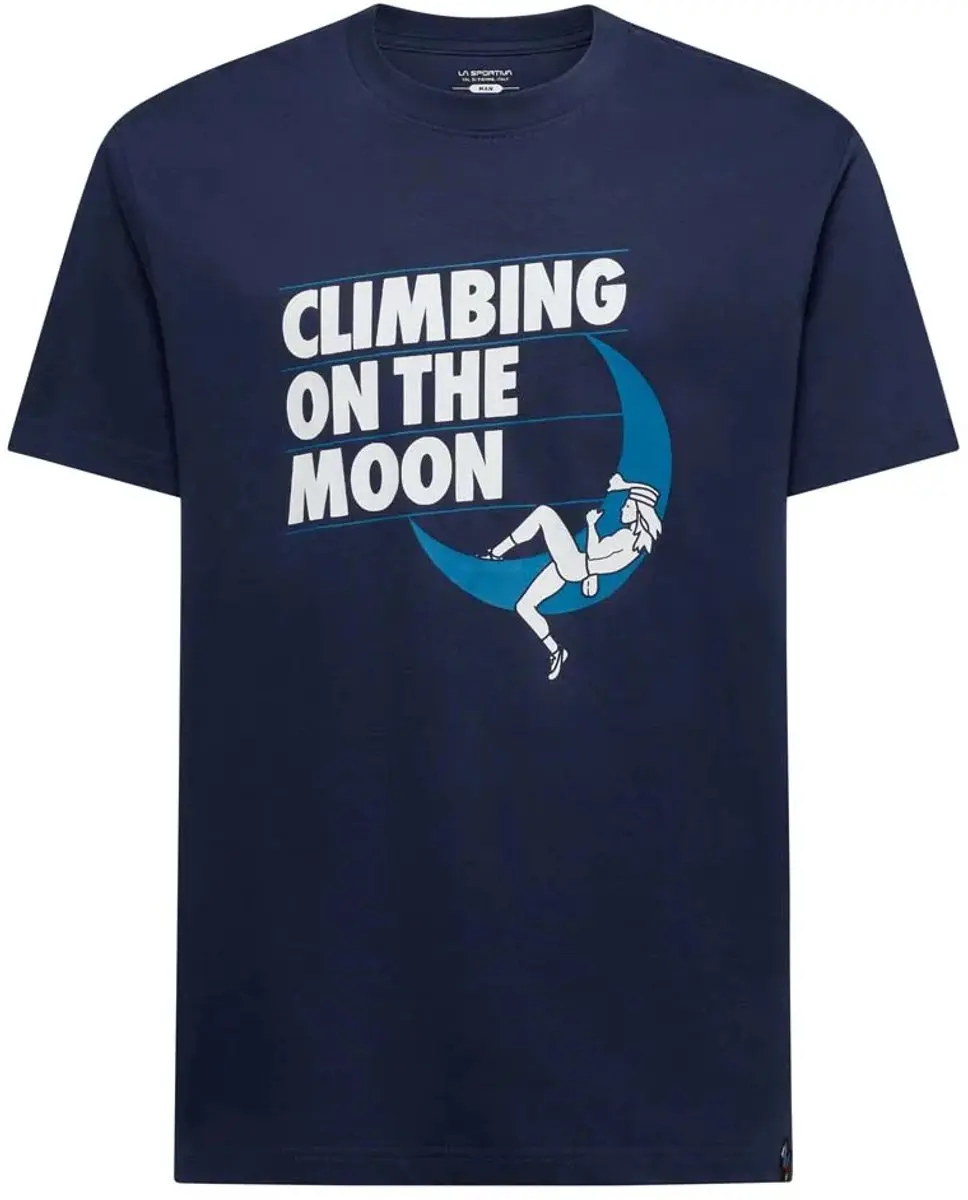La Sportiva Moon Rock T-shirt - Night Sky/Chalk - S - afbeelding 3 van 4