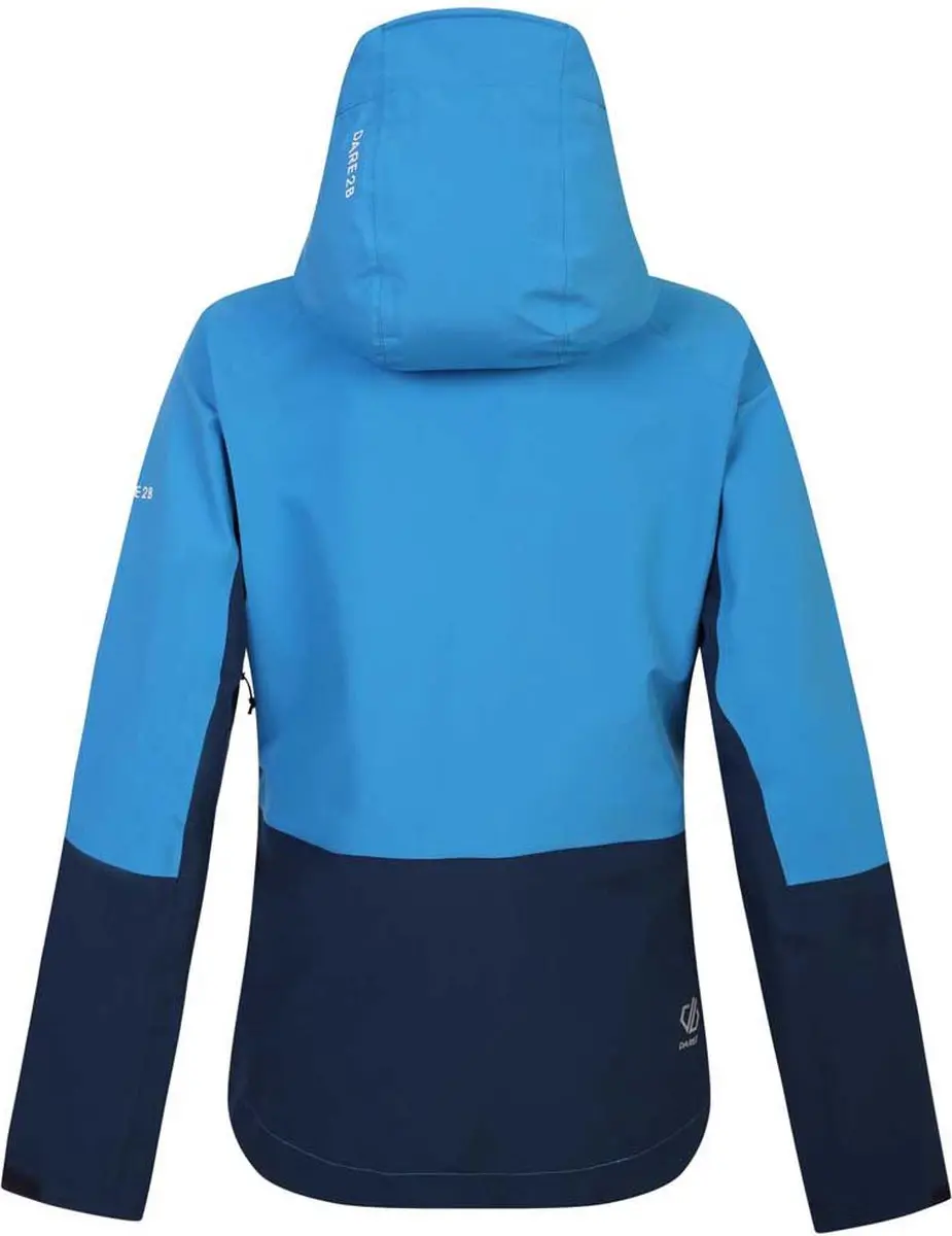 Dare 2b Excalibar Dames Softshell Jack - Blauw - Maat 12 - afbeelding 3 van 4