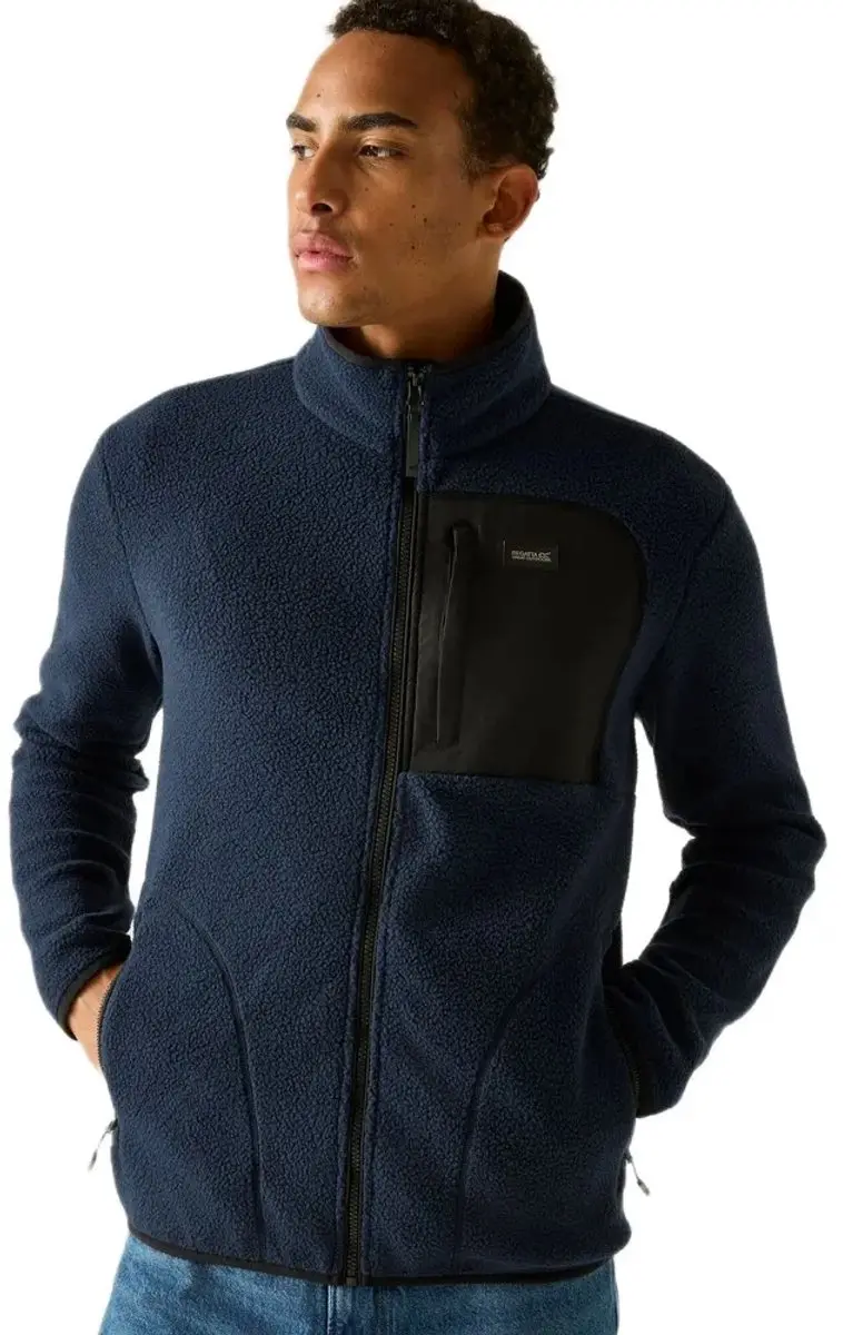 Regatta Frankie Borg Fleece Met Volledige Rits Blauw M Man