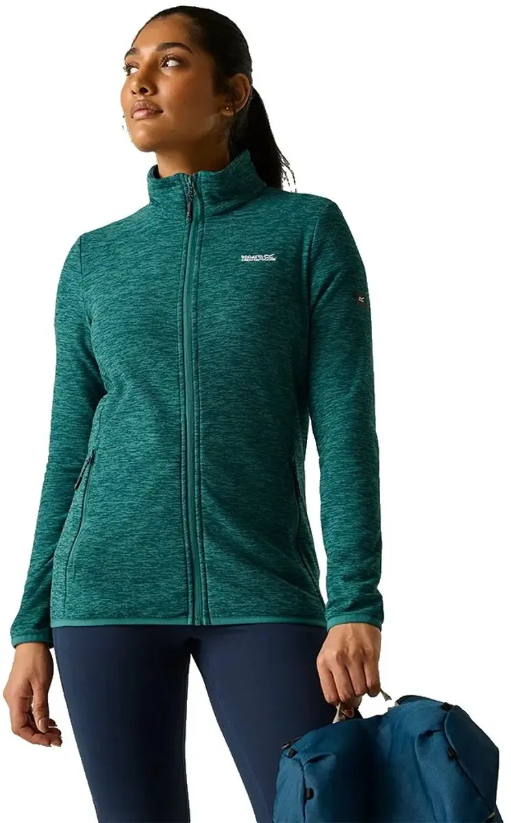 Regatta Harrow Fleece Met Volledige Rits Groen 40 Vrouw - afbeelding 4 van 5