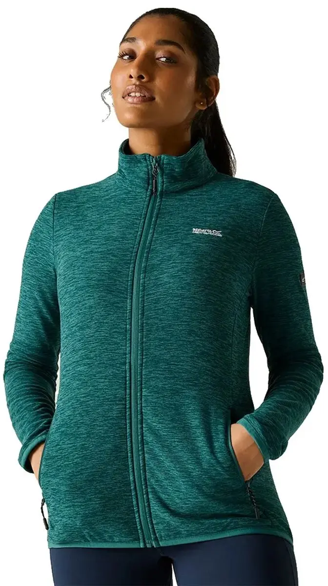 Regatta Harrow Fleece Met Volledige Rits Groen 40 Vrouw