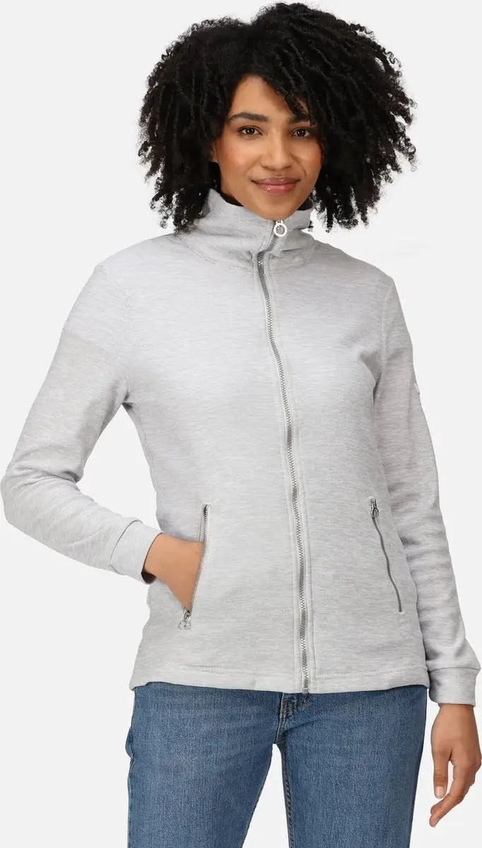 Regatta Dames Everleigh Full-Zip Vest Cyber Space Marl Grijs Maat 38