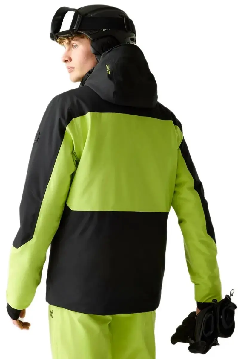 Dare 2b Eagle IV Ski-jas - Zwart/Wild Lime - L - afbeelding 2 van 4