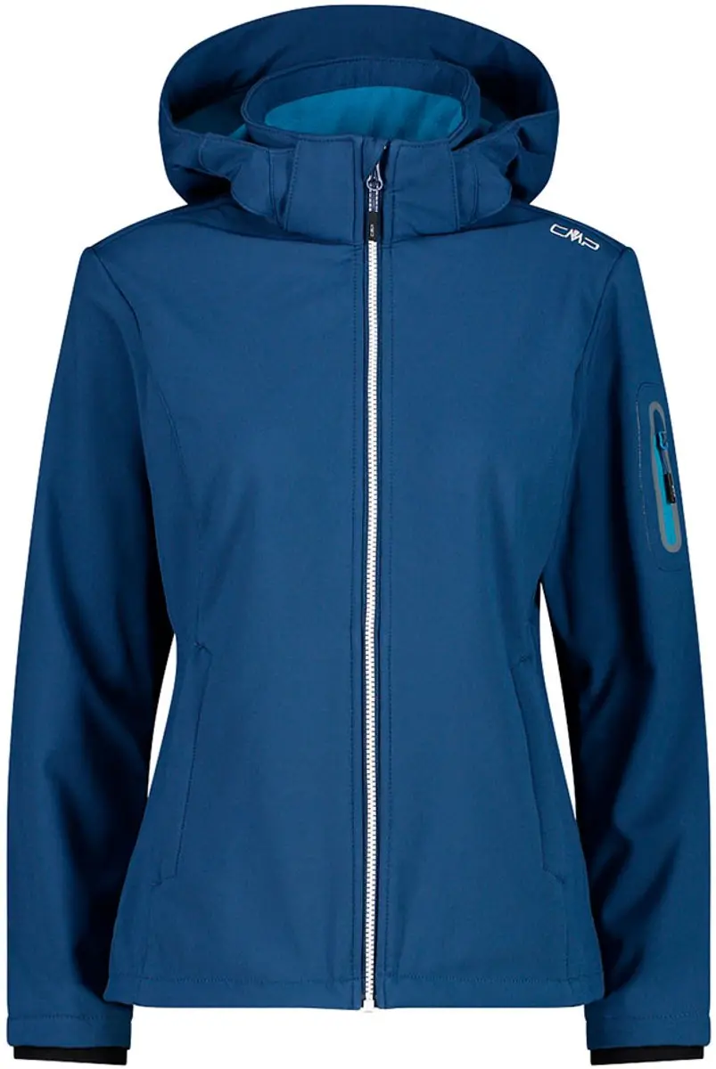 Cmp 39a5006 Softshelljack Blauw S Vrouw