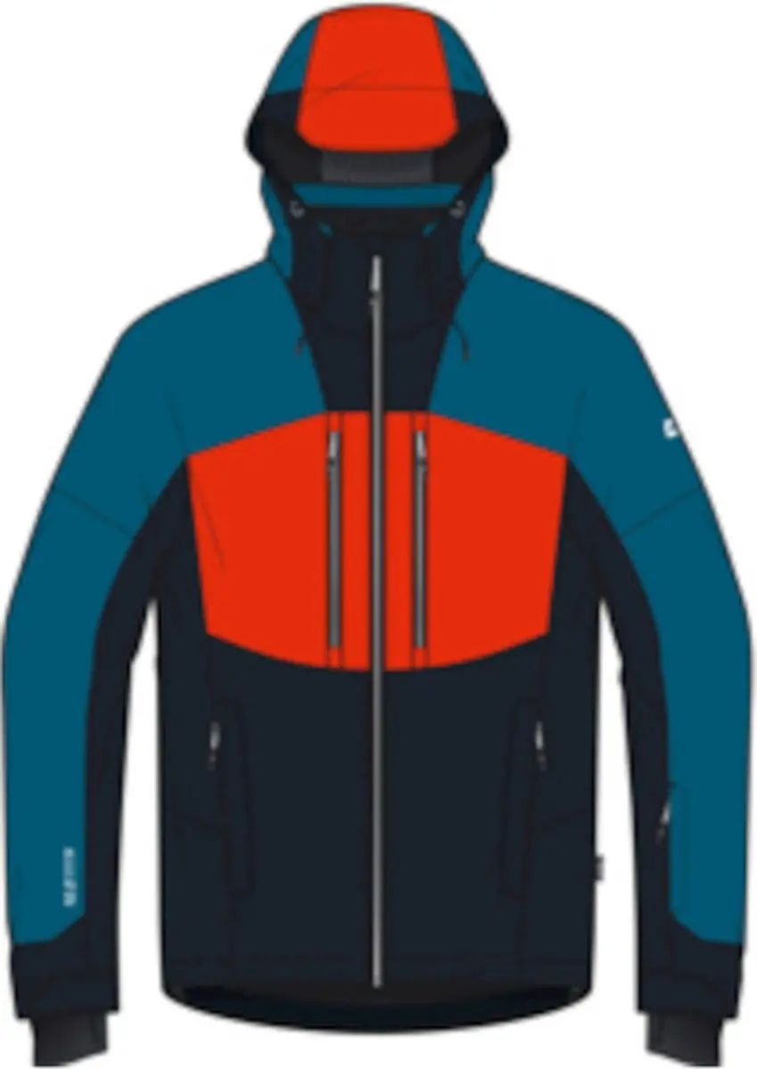 Killtec heren - Ski Jas 43450 petrol / oranje / navy Killtec maat XL