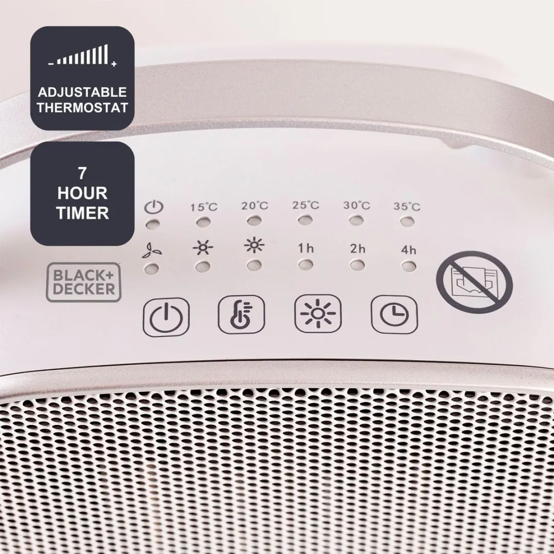 Termowentylator PTC Black+Decker BXSH1505E