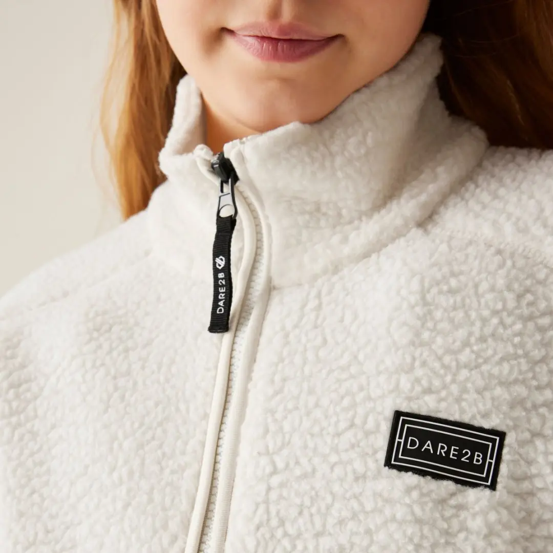 Dare 2b Zesty II Kinder Fleece Vest - Beige - afbeelding 3 van 6