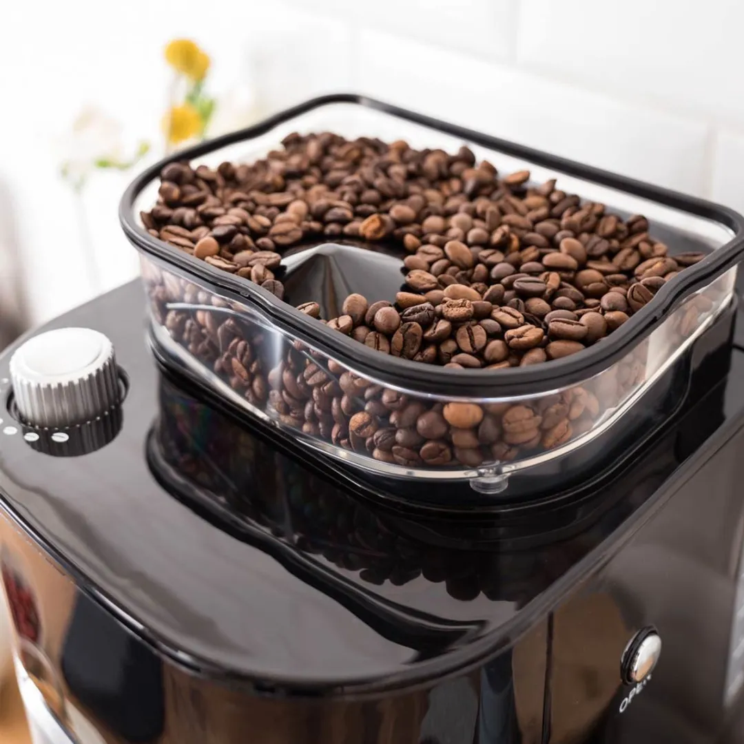 Gastroback Grind & Brew Pro 42711 Filterkoffiezetapparaat - 12 Kopjes - 1,5L - Zwart