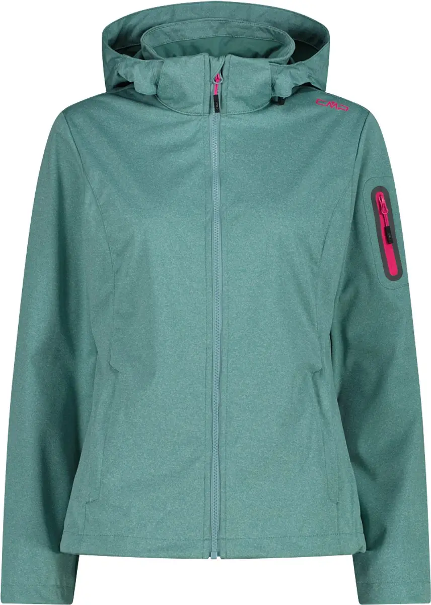 Cmp 39a5016m Light Softshelljack Groen M Vrouw