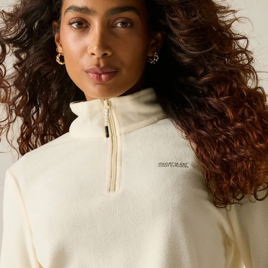 Regatta Sweethart Damesfleece 1/2 Rits - Wit - afbeelding 3 van 6