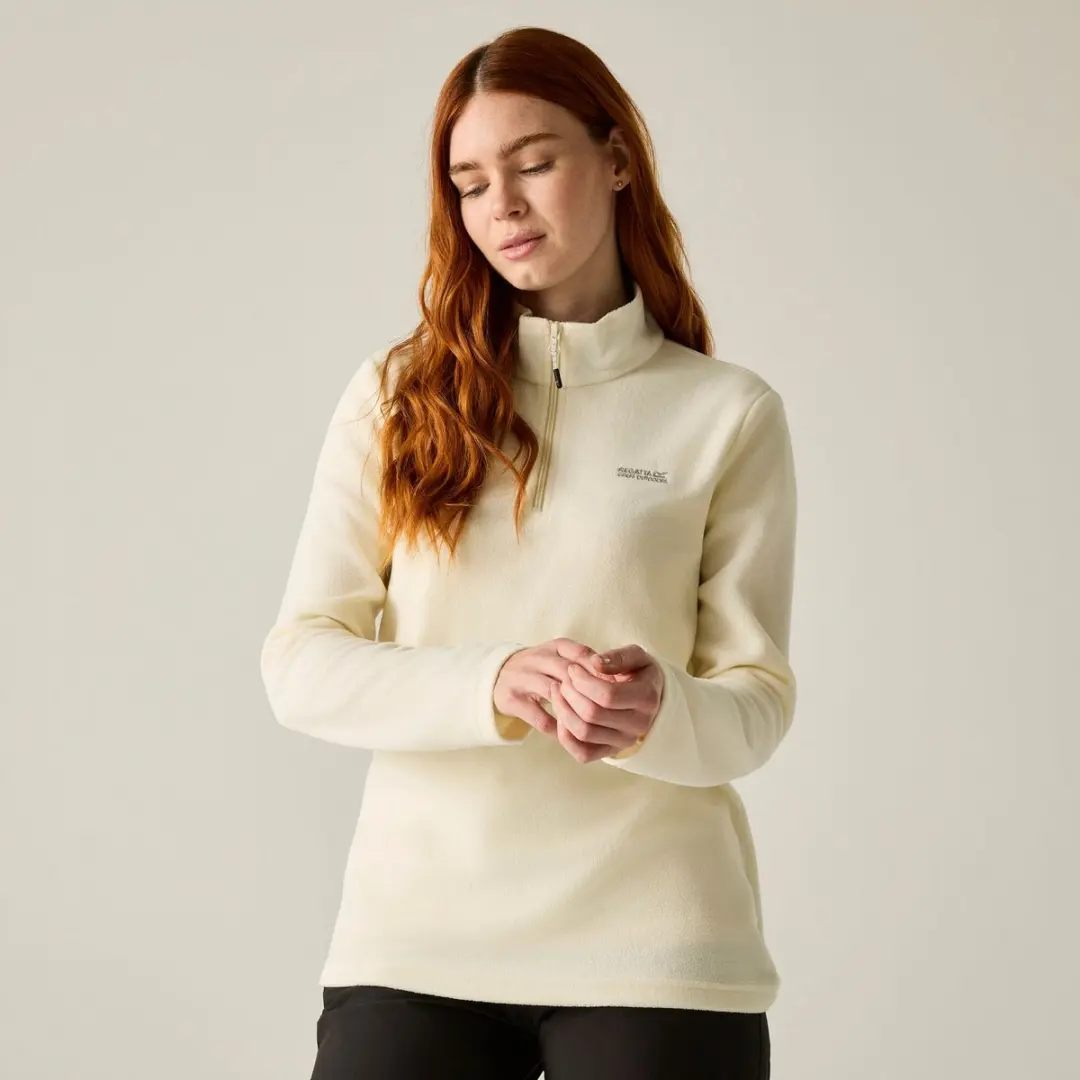 Regatta Sweethart Damesfleece 1/2 Rits - Wit - afbeelding 2 van 6