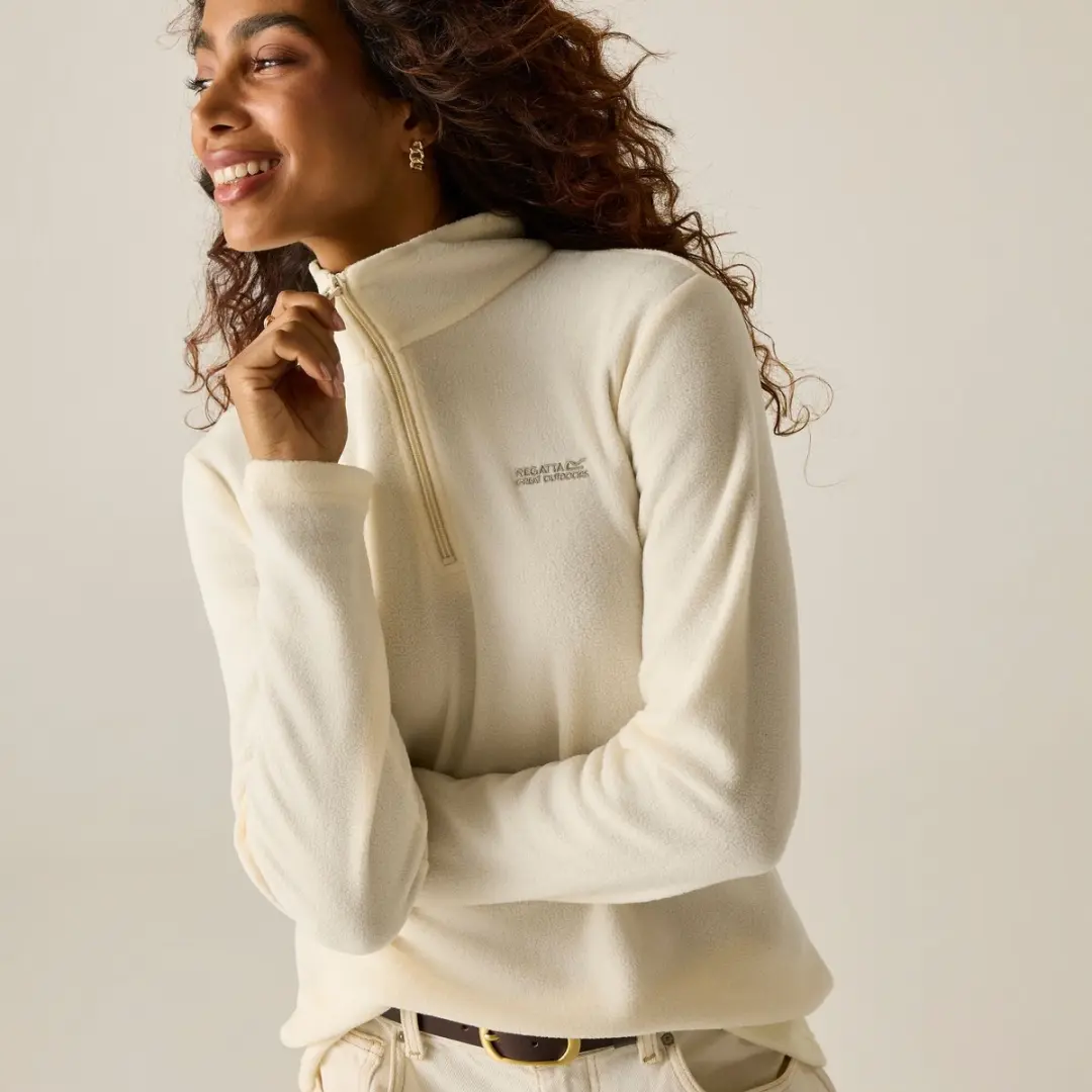 Regatta Sweethart Damesfleece 1/2 Rits - Wit - afbeelding 4 van 6