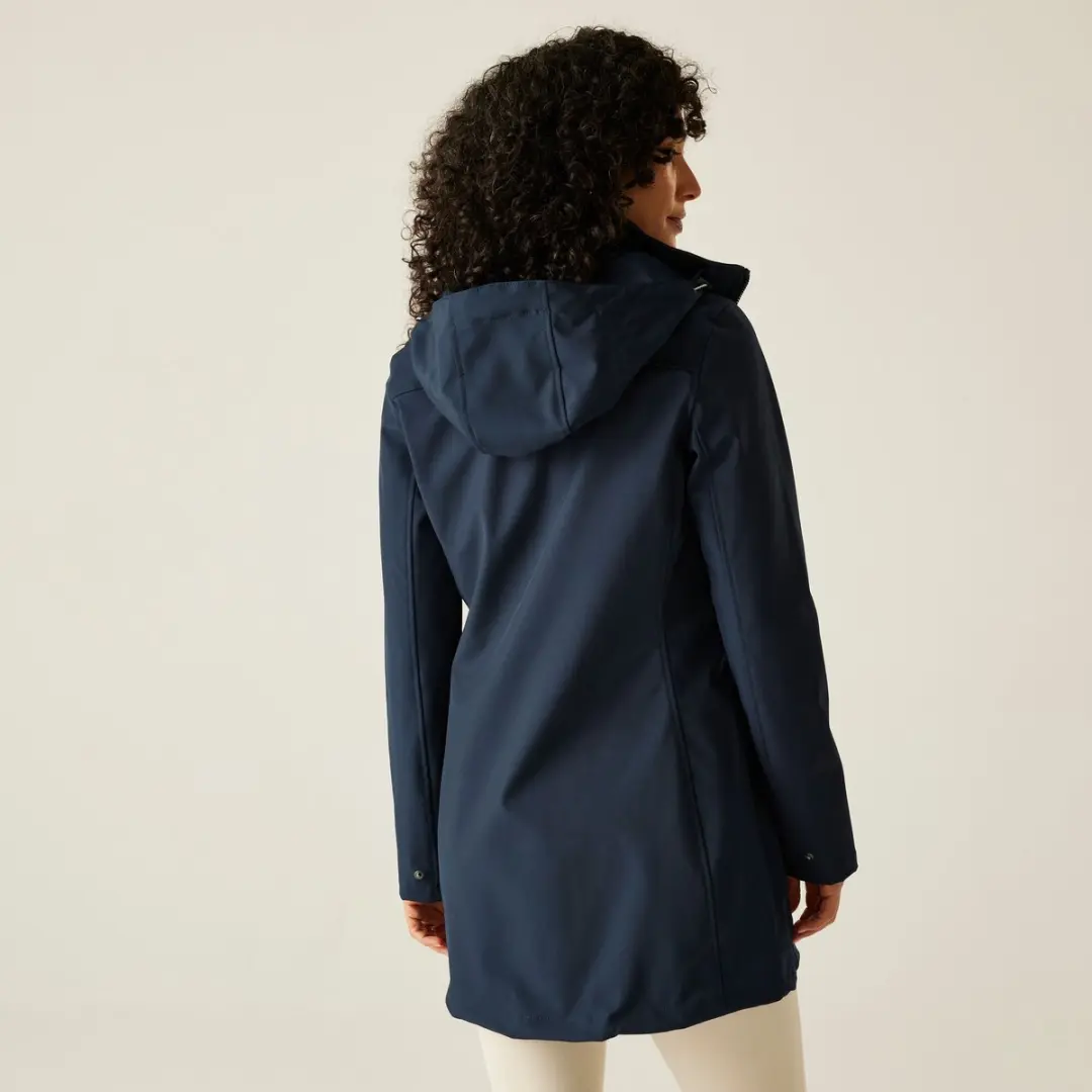 Regatta Carisbrooke Dames Wandelsjas Softshell - Blauw - afbeelding 4 van 6