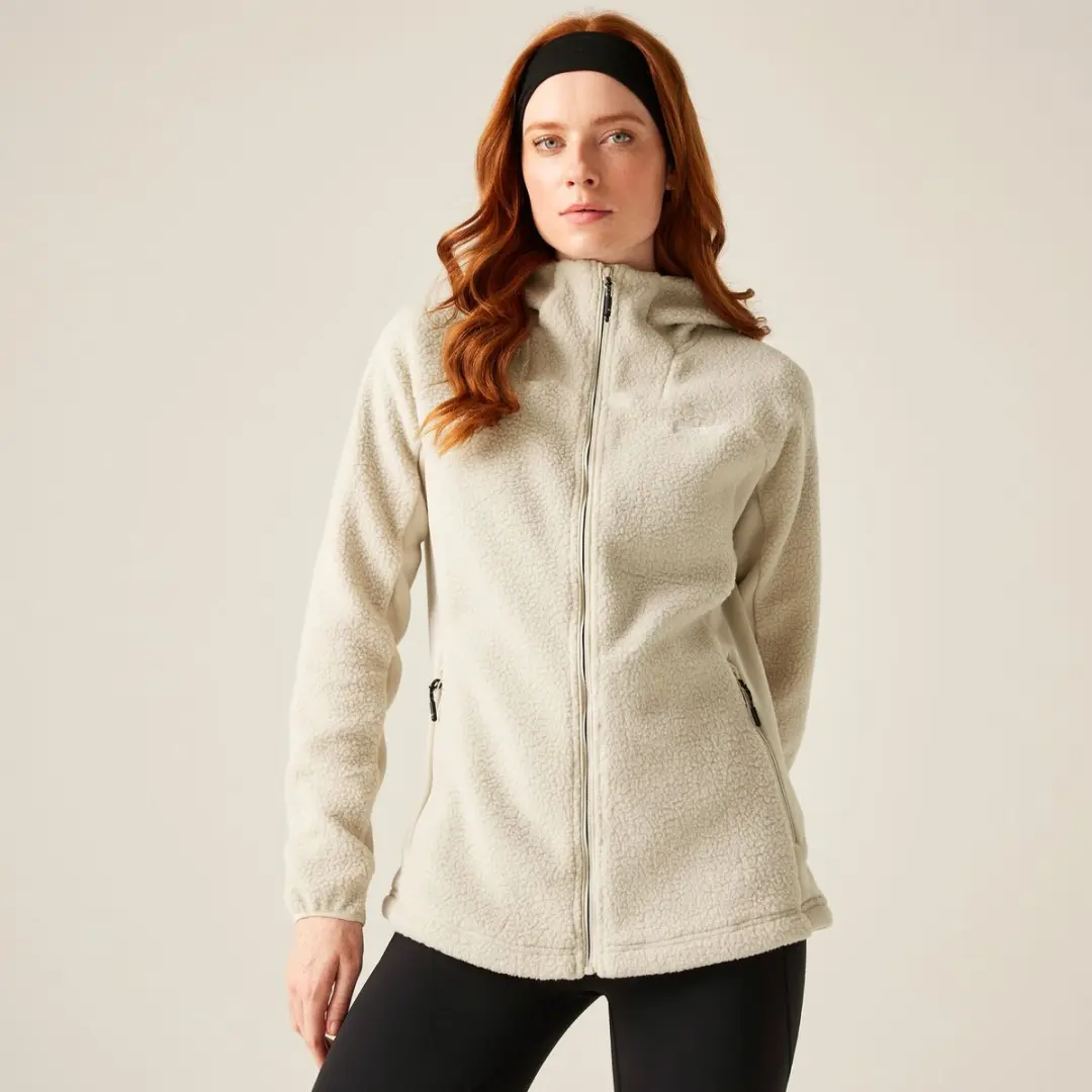 Elinn lichtgewicht fleece vest met capuchon voor dames