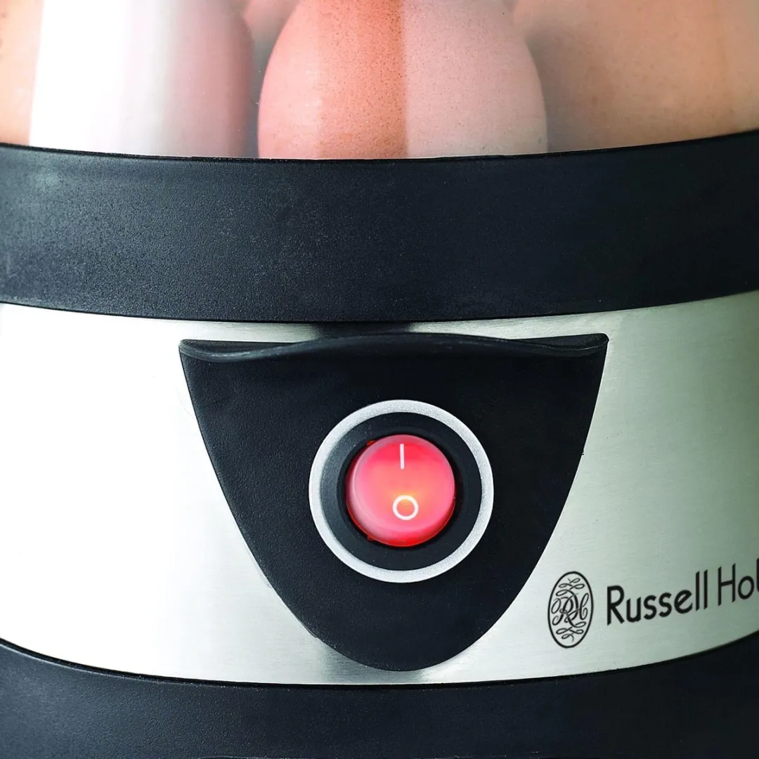 Russell Hobbs Eierkoker Stylo 14048-56 - 7 Eieren - Grijs/Zwart