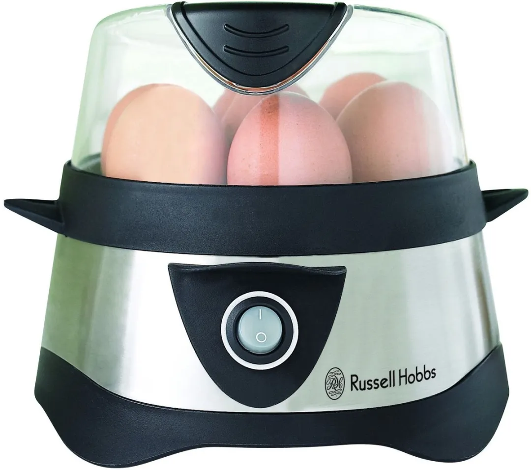 Russell Hobbs Eierkoker Stylo 14048-56 - 7 Eieren - Grijs/Zwart