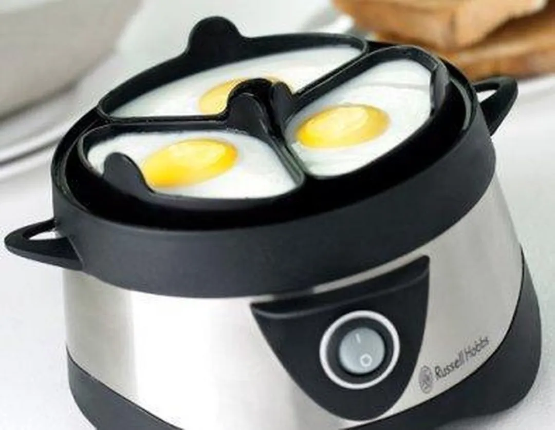 Russell Hobbs Eierkoker Stylo 14048-56 - 7 Eieren - Grijs/Zwart