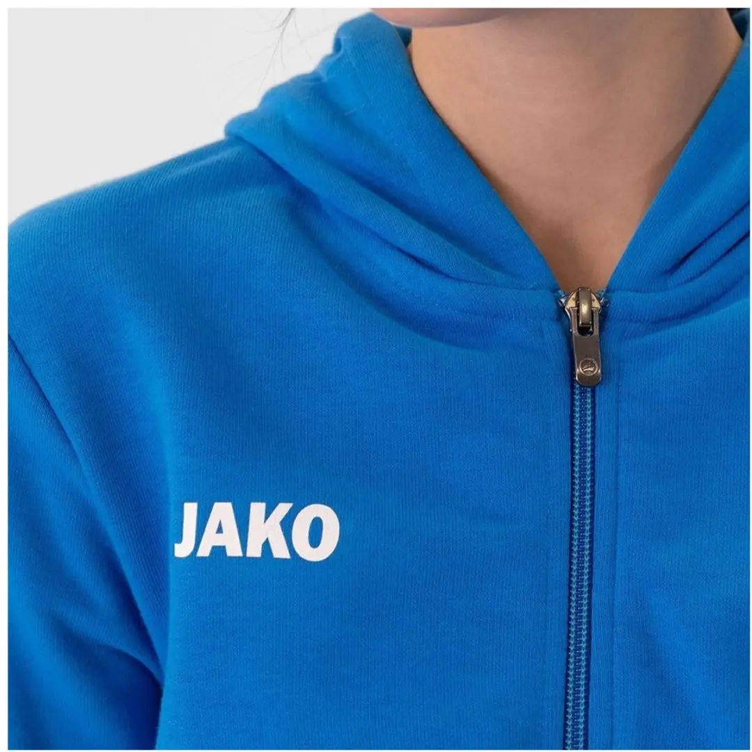 JAKO Base Jas met Kap Kinderen - Blauw - 164 - afbeelding 3 van 3