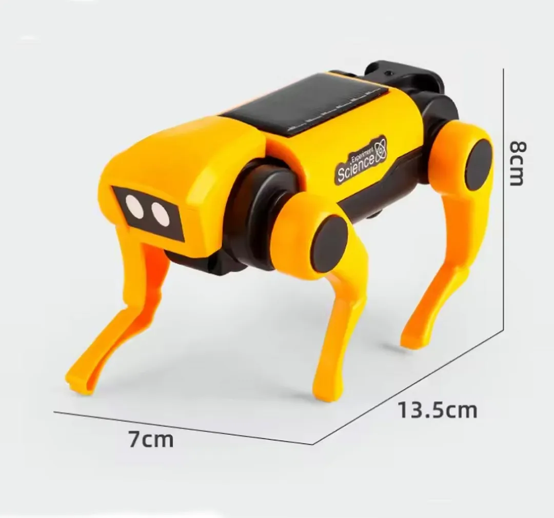 RedParrot Robot Hond Bouwpakket Zonnepaneel YELLOWDOGS12 - Geel