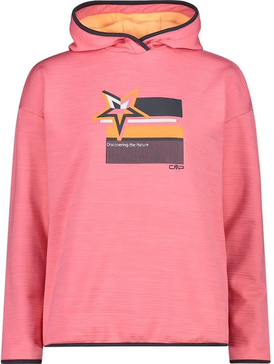 Cmp 33e1136 Hoodie Oranje L Vrouw