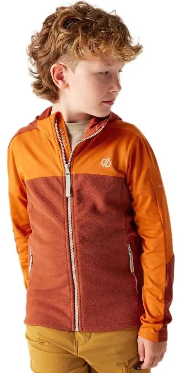 Dare2b Thriving Iv Fleece Met Volledige Rits Oranje 11-12 Years Kinderen