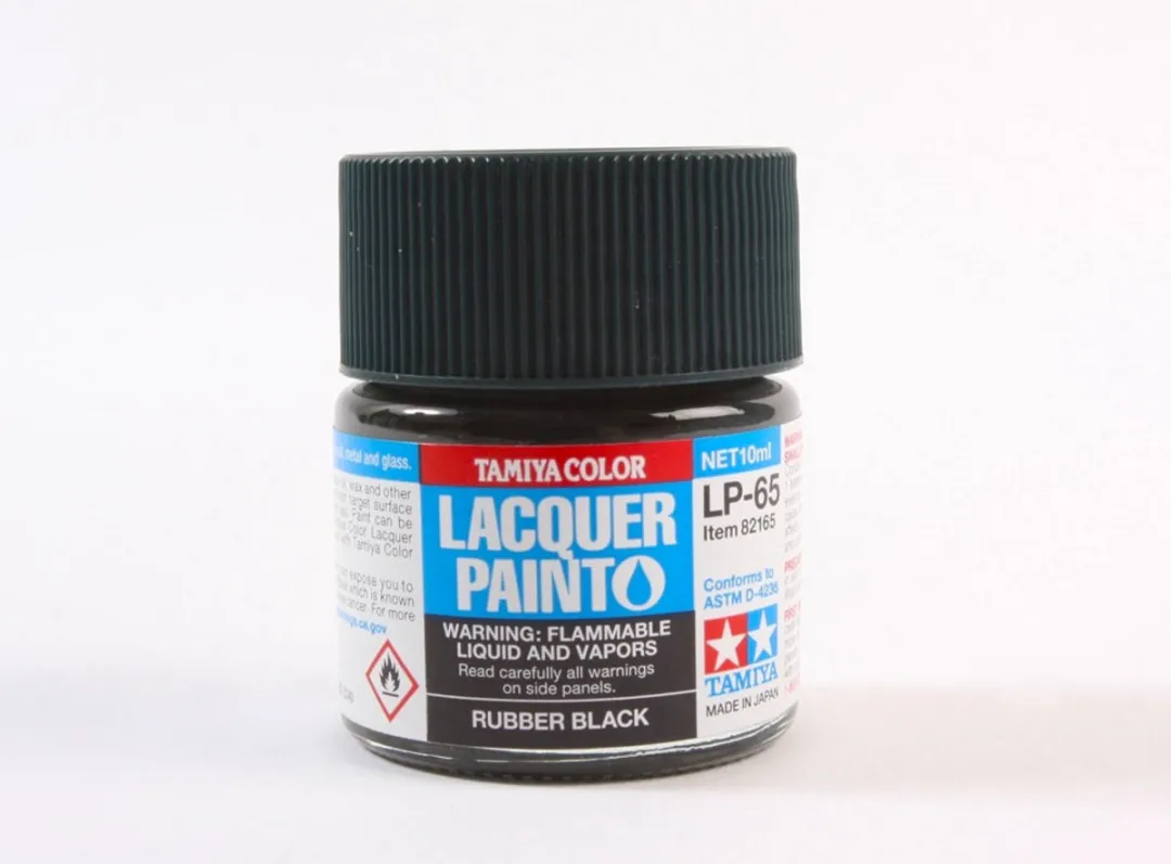Tamiya Hobbyverf Olieverf LP-65 Rubber Black 10ml