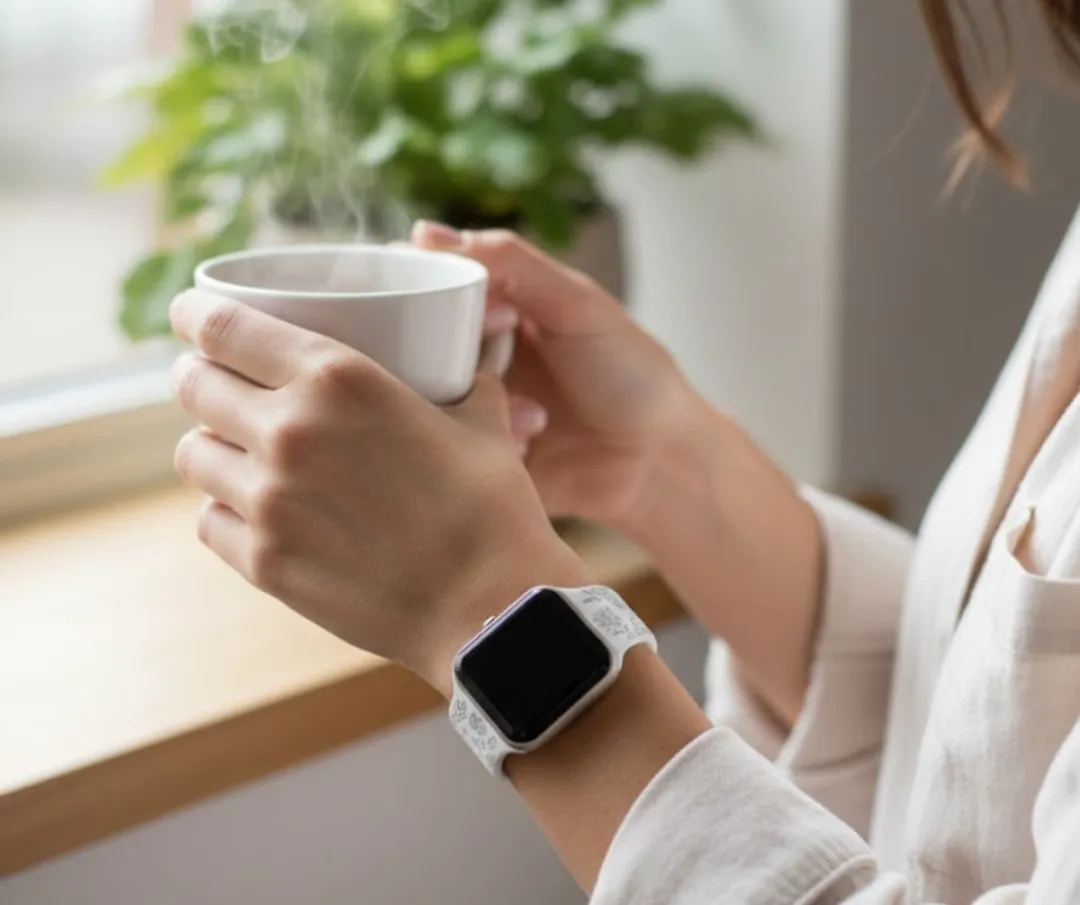 NUVEX Apple Watch Bandjes Set 6 Stuks - 38-42mm - Siliconen - Bloemen Gravure - afbeelding 6 van 6