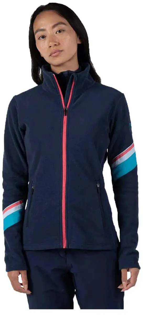 Rossignol Strawpile Fleece Met Volledige Rits Blauw XL Vrouw