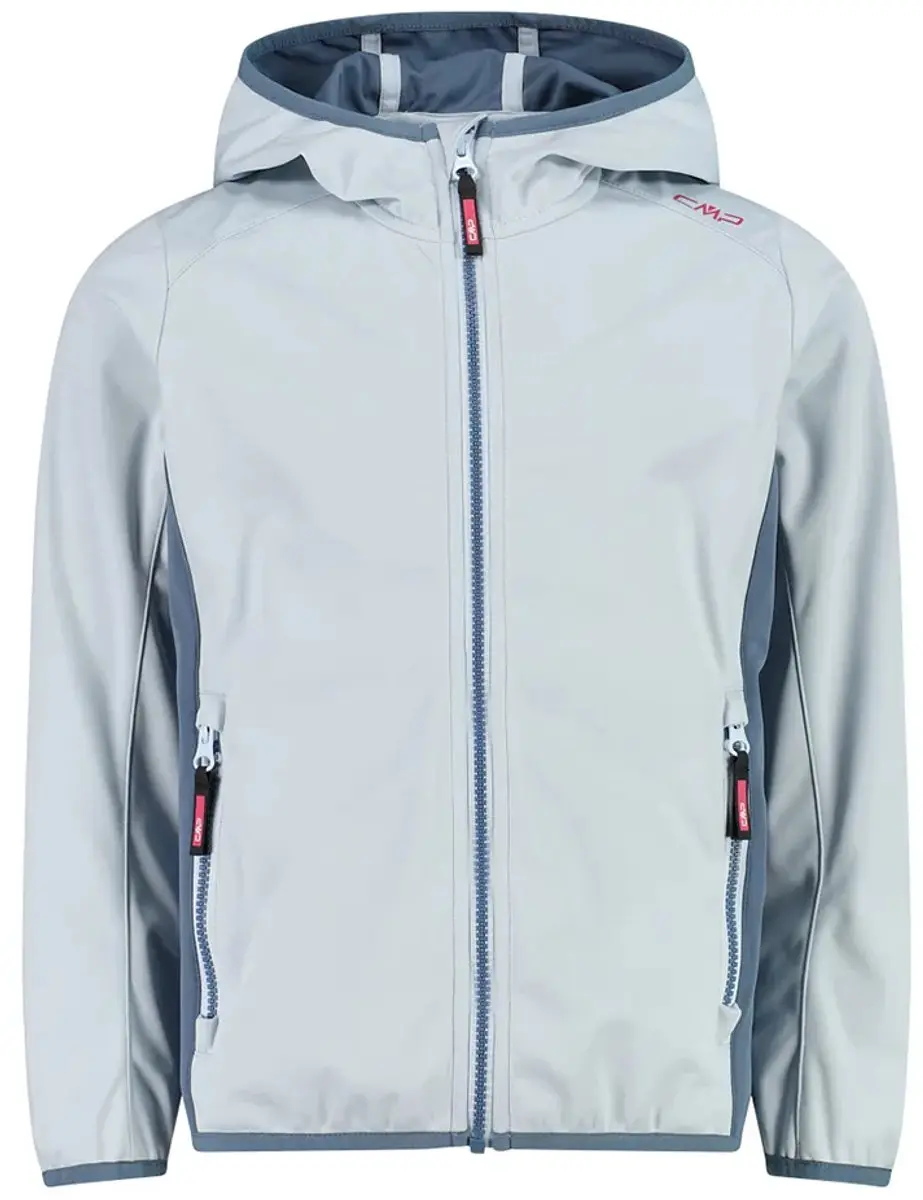 Cmp Fix Hood 39a5115 Softshelljack Zilver 10 Years Meisje