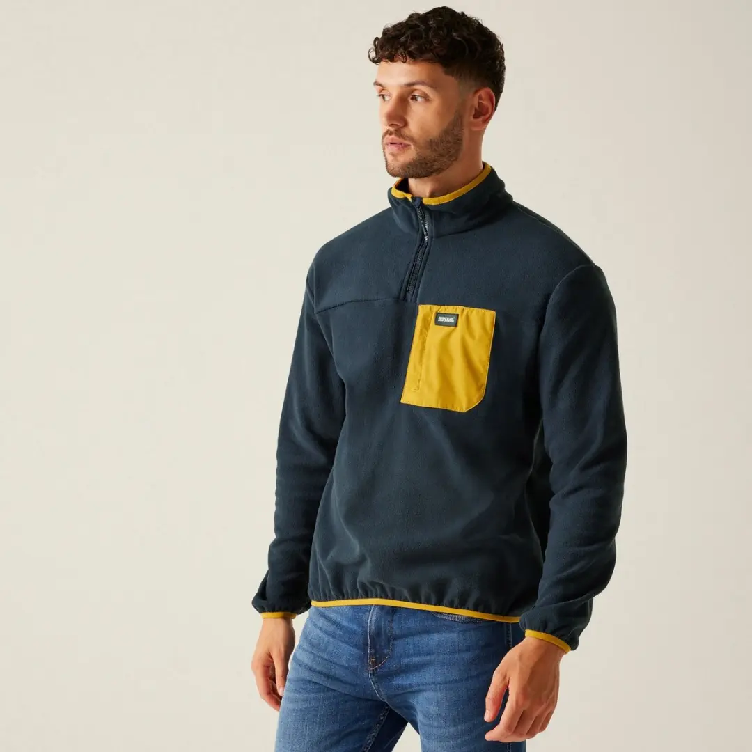 Fleece Hiking Heren Halve Rits Frankie