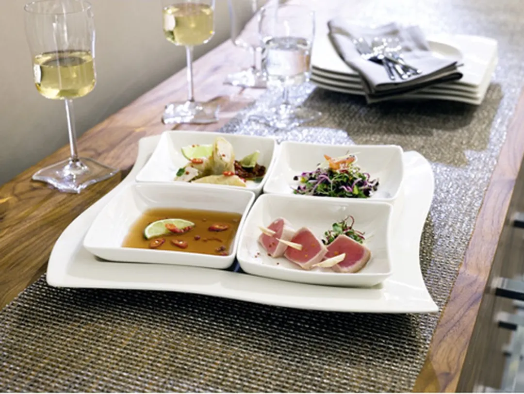Villeroy & Boch NewWave Dessertschaaltje 12x12cm - Wit