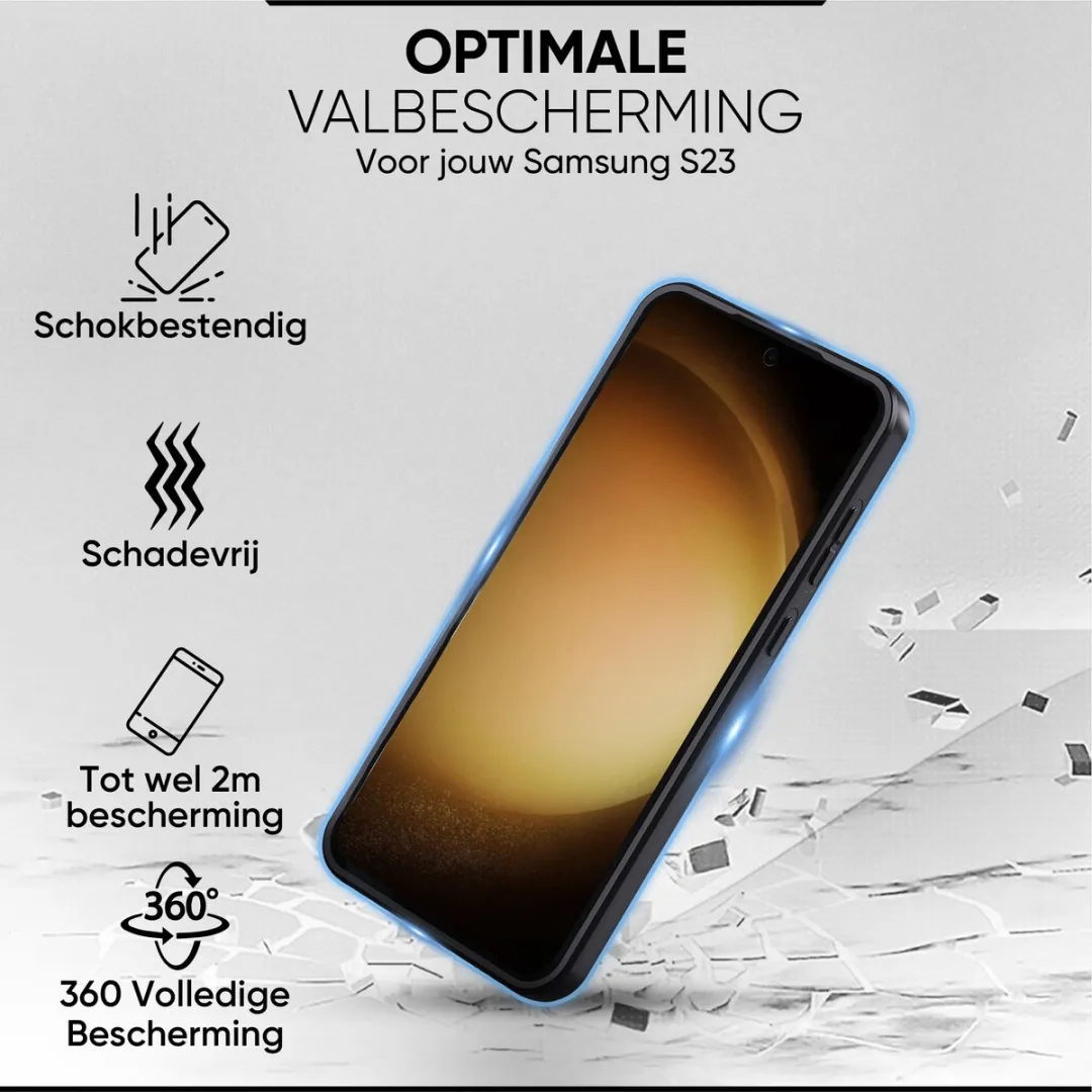 NUVEX Hoesje Samsung Galaxy S23 - Zwart - MPN 8721082980678