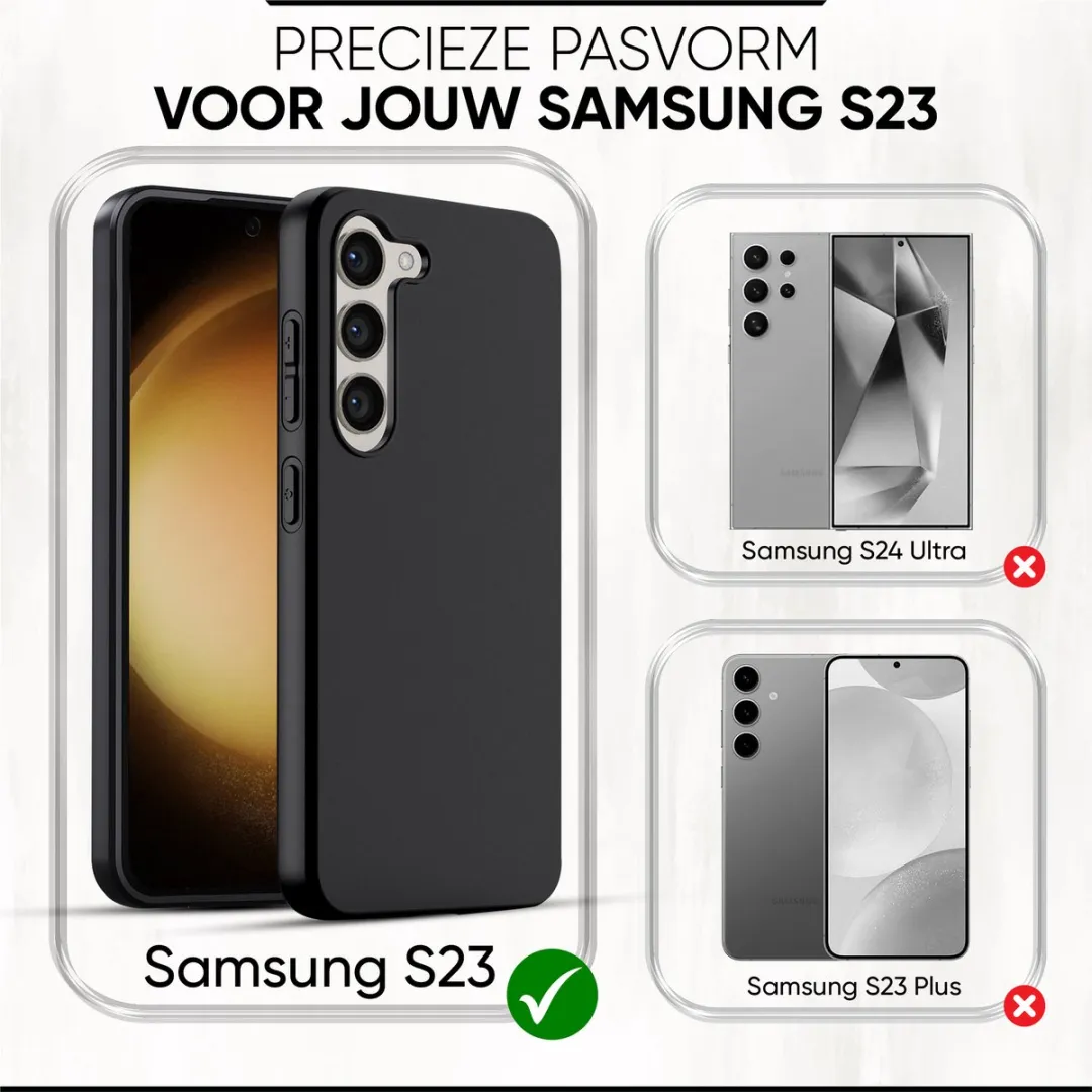 NUVEX Hoesje Samsung Galaxy S23 - Zwart - MPN 8721082980678