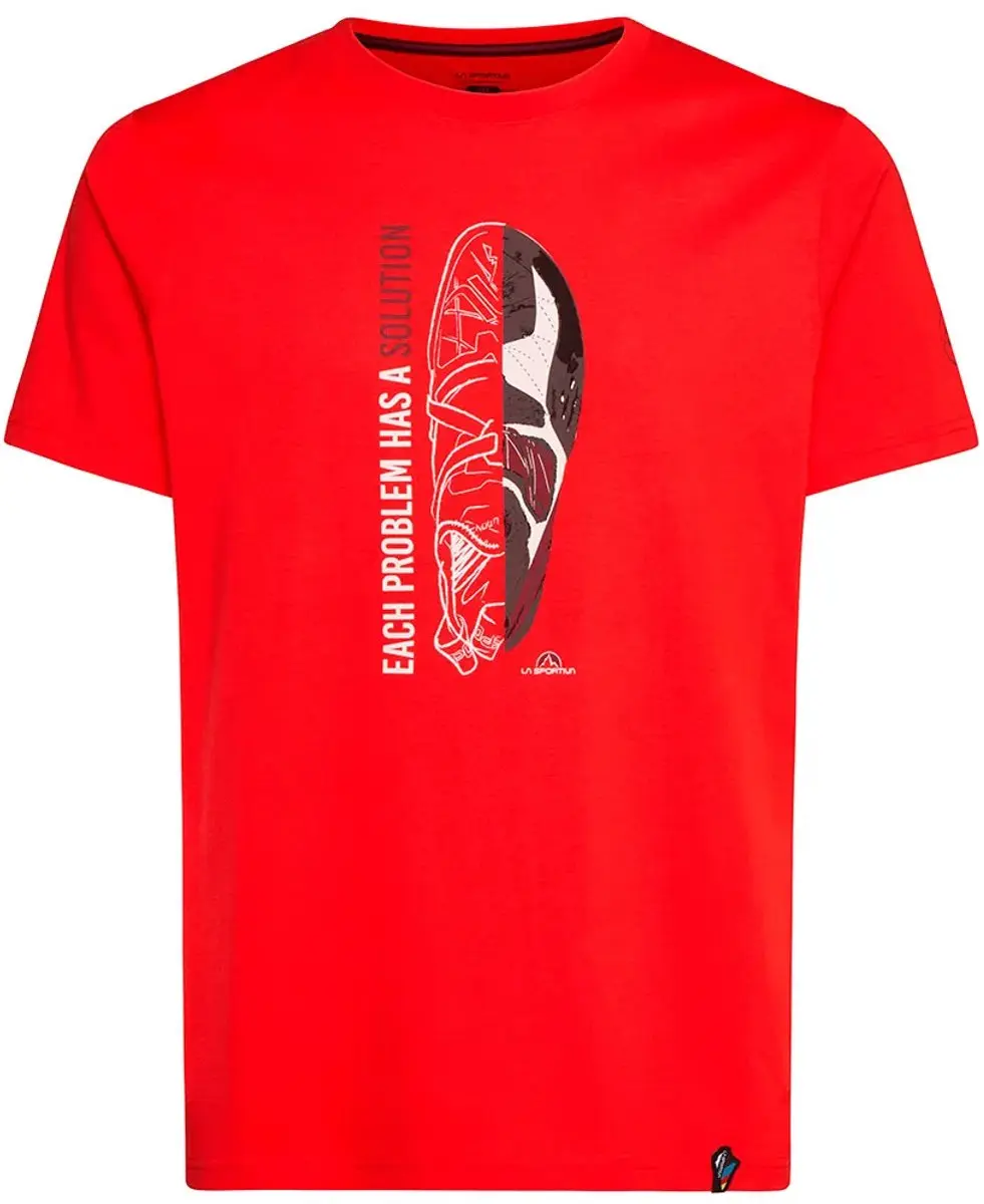 La Sportiva Solution T-shirt Met Korte Mouwen Rood L Man