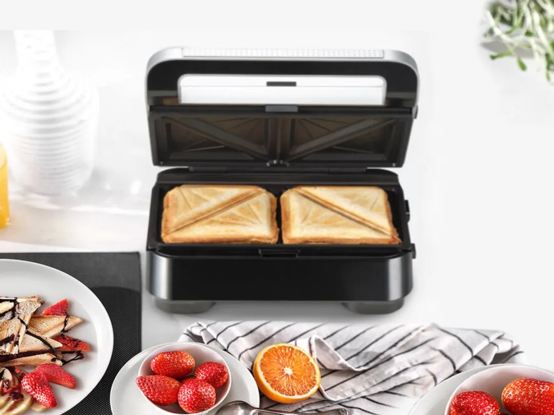 Braun SnackMaker 5 SM5005 Sandwichmaker 800W - Roestvrij staal/Zwart - afbeelding 6 van 6