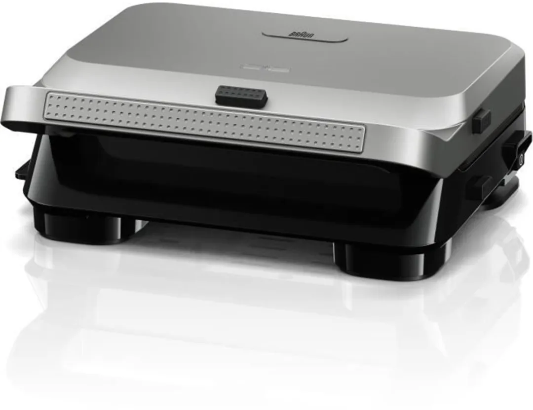 Braun SnackMaker 5 SM5005 Sandwichmaker 800W - Roestvrij staal/Zwart