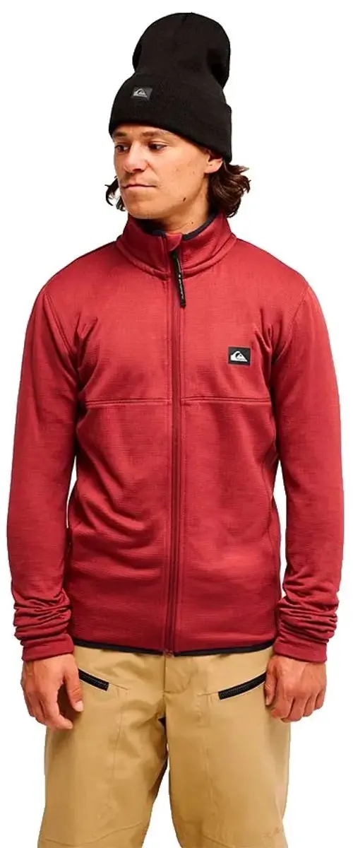 Quiksilver Steep Point Fz Fleece Rood S Man
