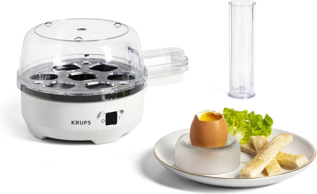 Krups F233-70 Eierkoker - 7 Eieren - 350W - Wit - afbeelding 3 van 6