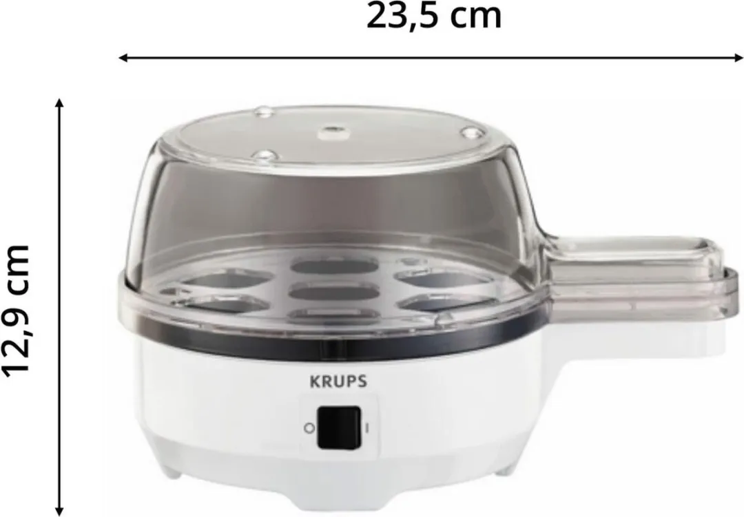 Krups F233-70 Eierkoker - 7 Eieren - 350W - Wit - afbeelding 2 van 6