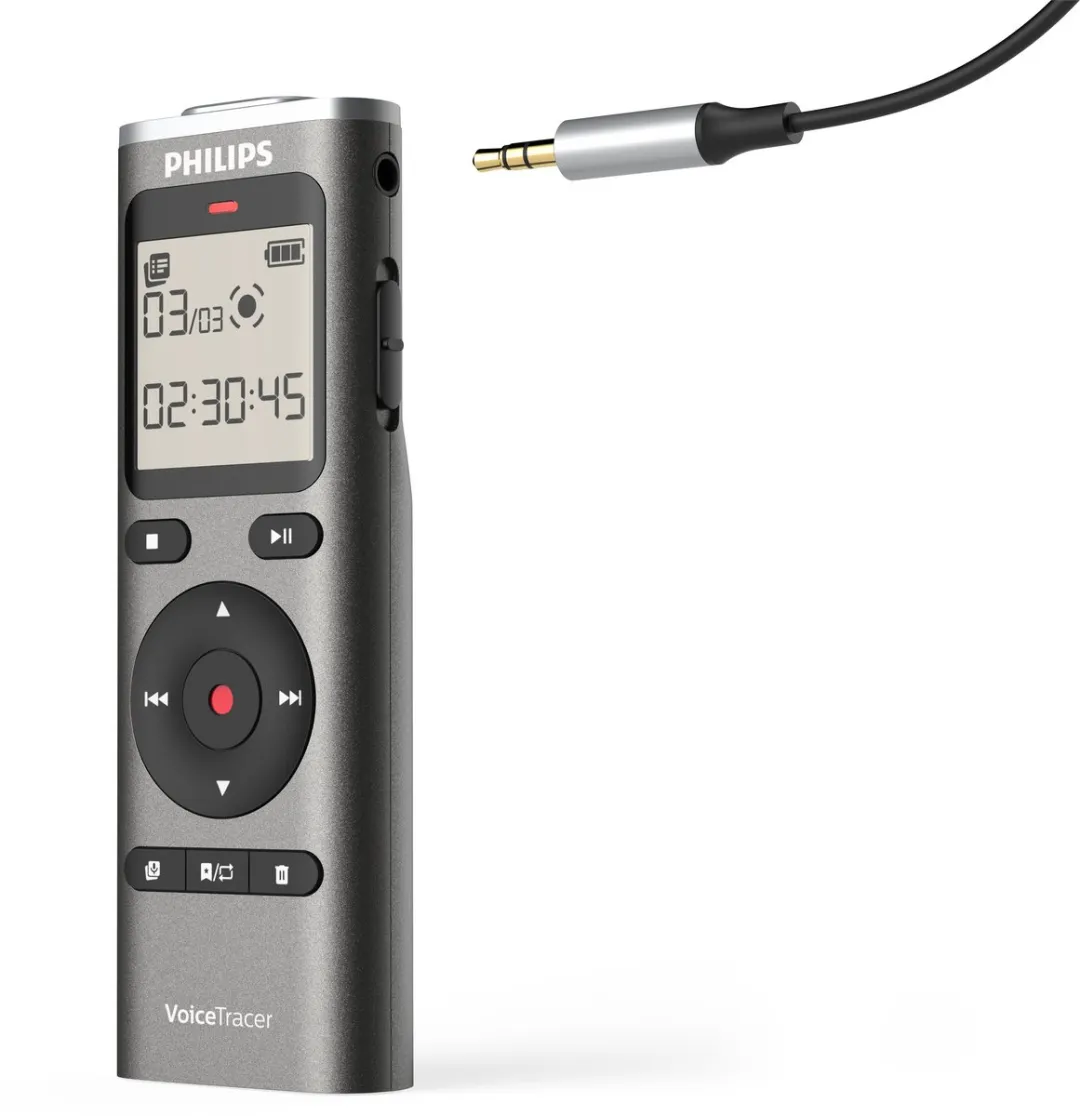 Philips DVT1170 Spraakrecorder - 8GB - Antraciet - afbeelding 6 van 6