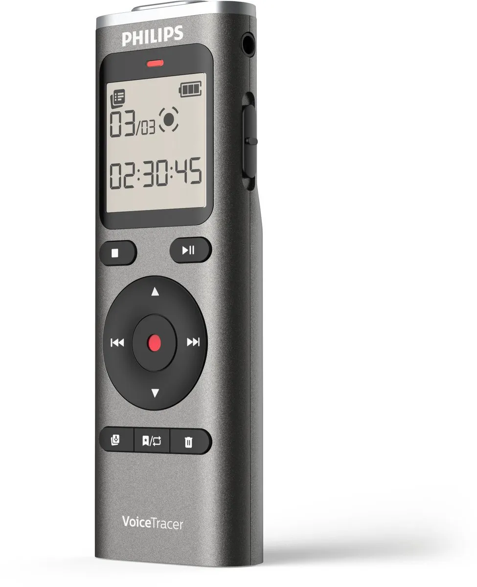Philips DVT1170 Spraakrecorder - 8GB - Antraciet