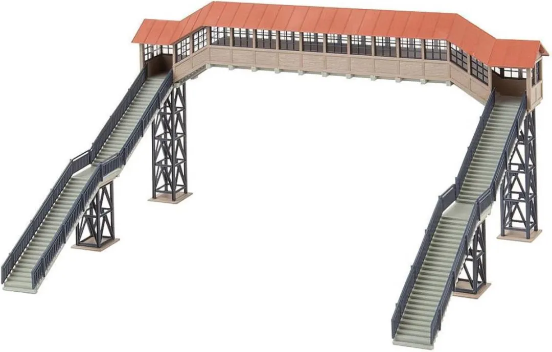 Faller Voetgangersbrug met overkapping H0 - Straatdecoratie