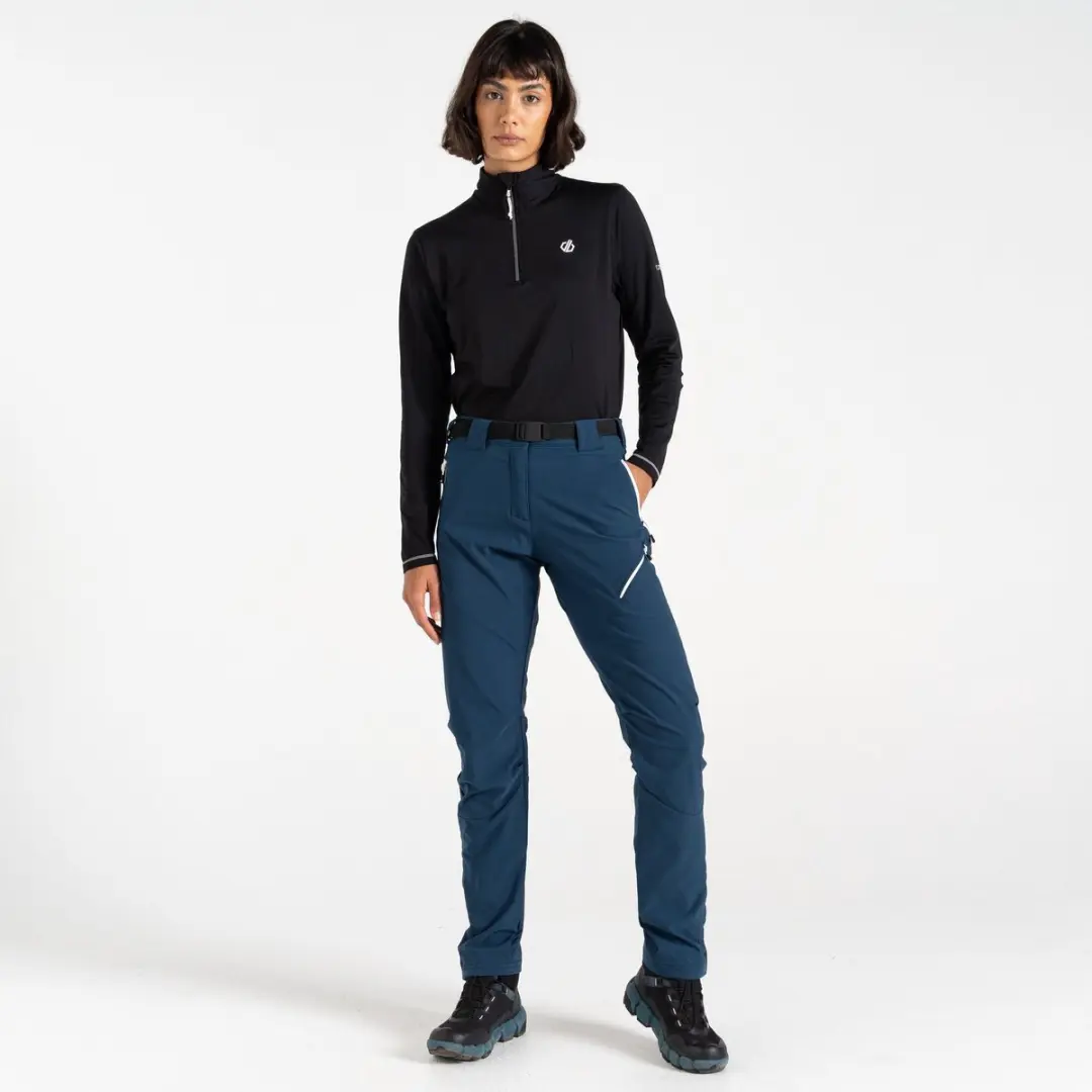 Broek Wandelen Dames Waterafstotend Uv-bescherming Melodic Pro Stretch